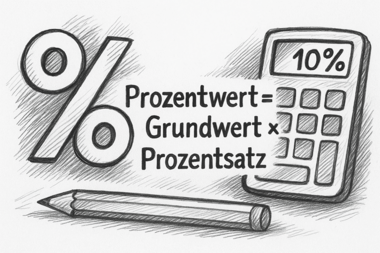 Prozentrechnung Formeln einfach erklärt