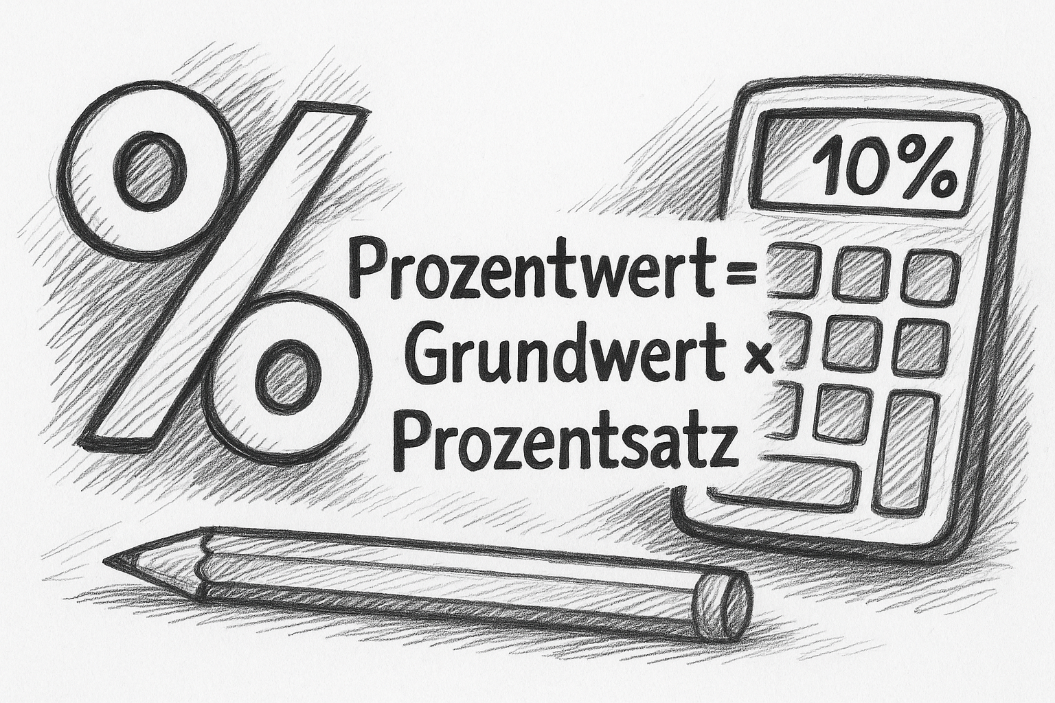 Prozentrechnung Formeln einfach erklärt