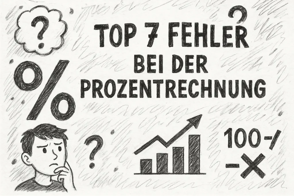 Top 7 Fehler bei der Prozentrechnung